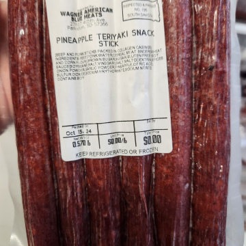 Pineapple Teriyaki Beef Sticks (Sold in South Dakota Only)